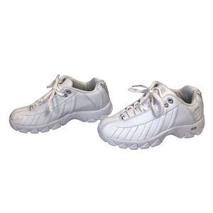 K-Swiss Women's 93426-155 Memory Foam Leather‎ Training Sneaker Shoes Size 8